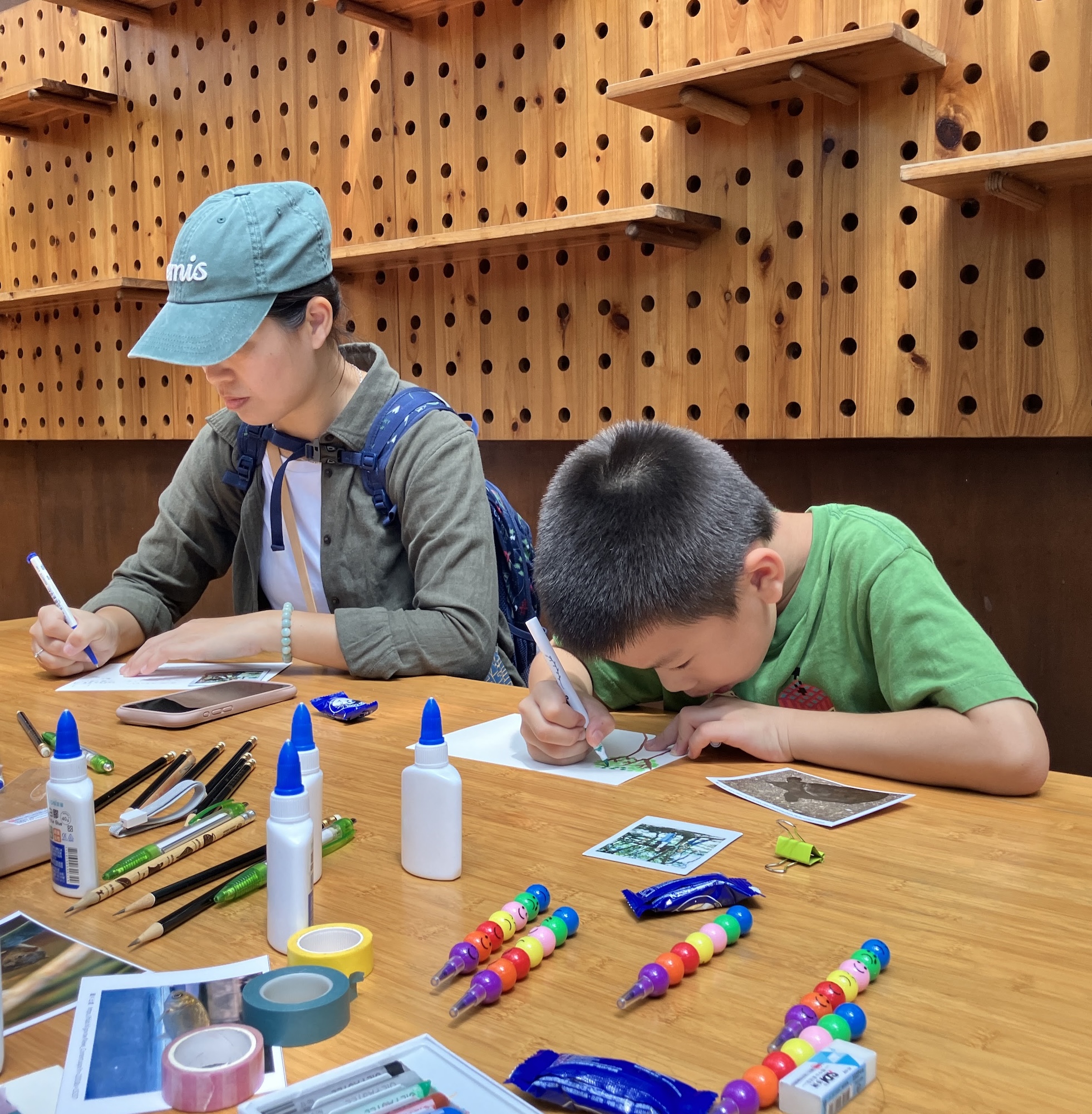 親子明信片創作