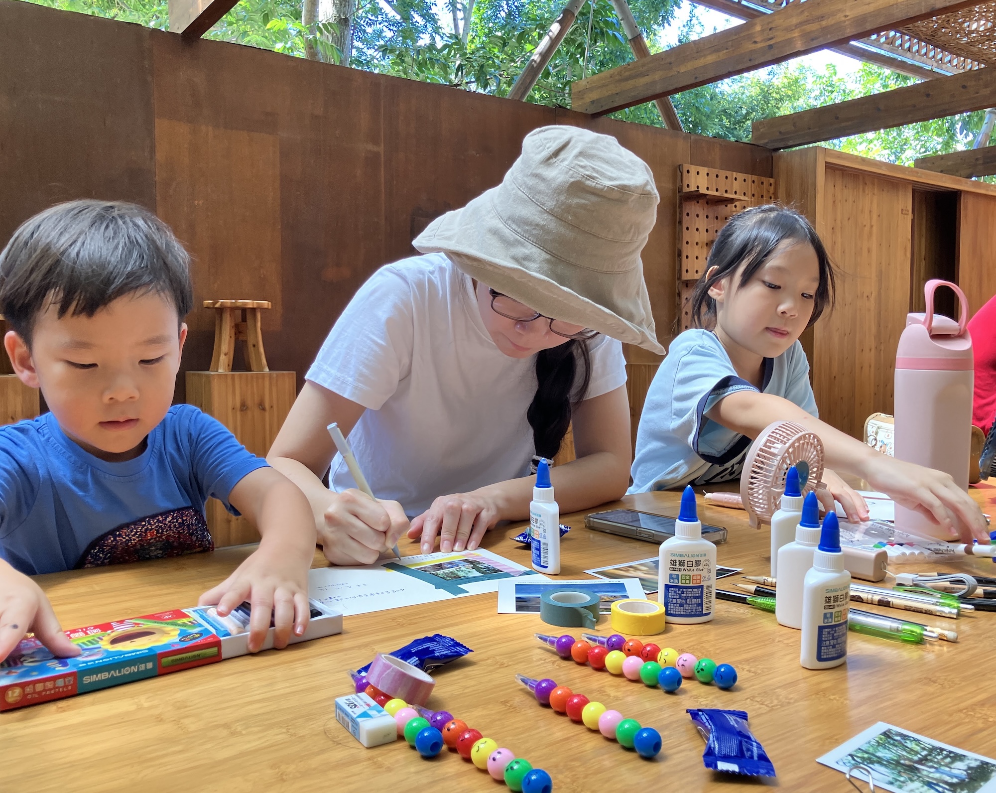 親子明信片創作